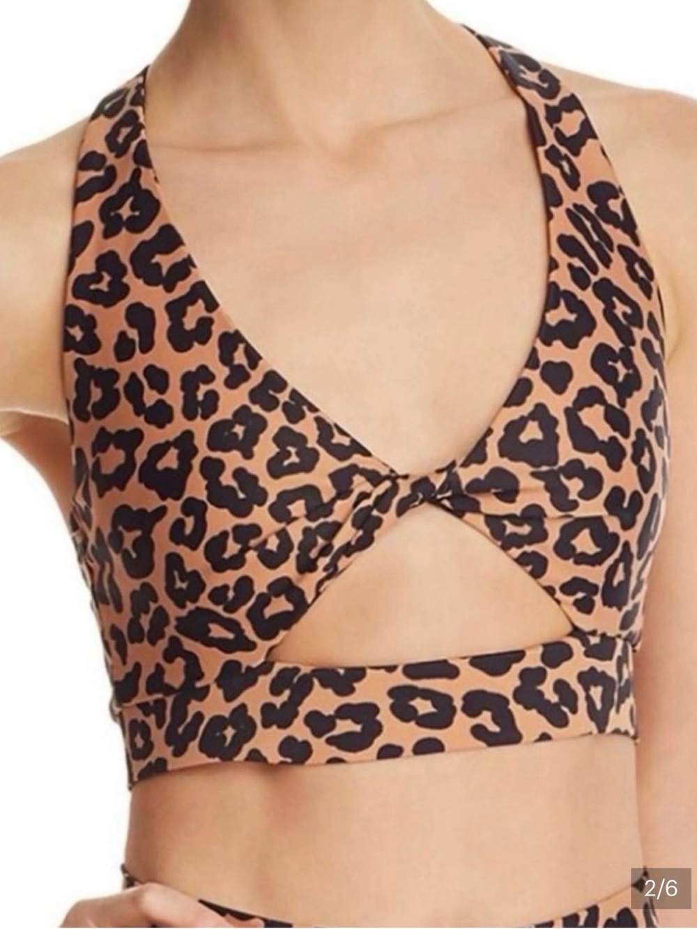 Beach Riot Leopard High-Waist Piper Legging and Twist Top Set - Picture 2 of 10